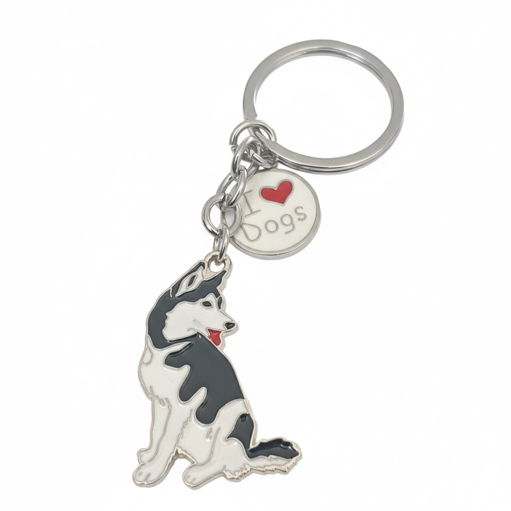 61# Siberian Husky Lovely Dog Keychain - Picture 4 of 7